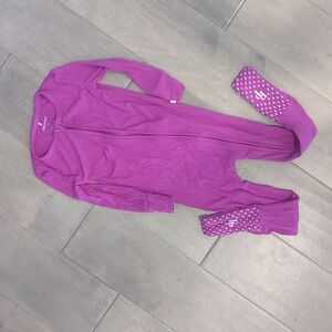 Posh Peanut ribbed convertible footie